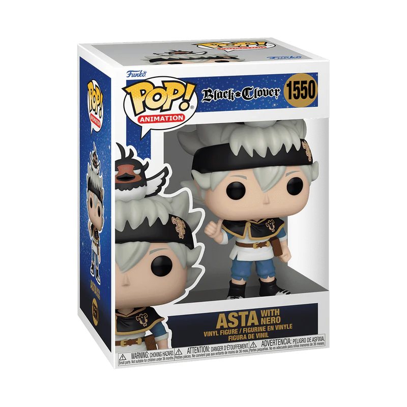 Funko Pop Animation: Black Clover - Asta with Nero SKU 72115 - Thumbnail