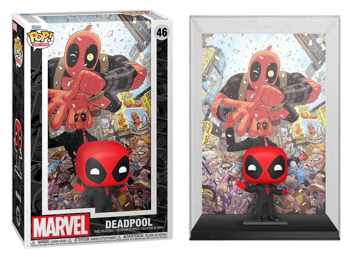 Funko Pop COMIC COVERS MARVEL DEADPOOL 2025 - DEADPOOL IN BLACK SUIT NO:46 20268-7140