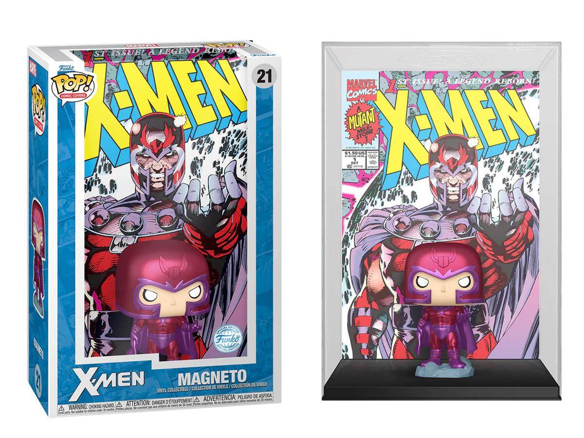 Funko Pop Comic Covers: Marvel X-Men- Magneto Special Edition No:21 20267-7139