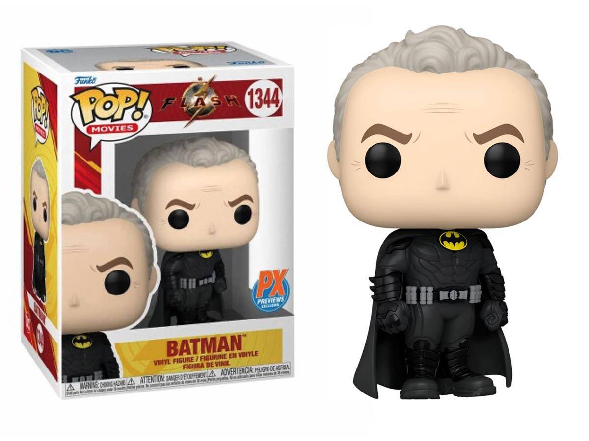 Funko Pop DC THE FLASH - BATMAN KEATON UNMASKED ALT PX EXCLUSIVE NO:1344 20285-7138