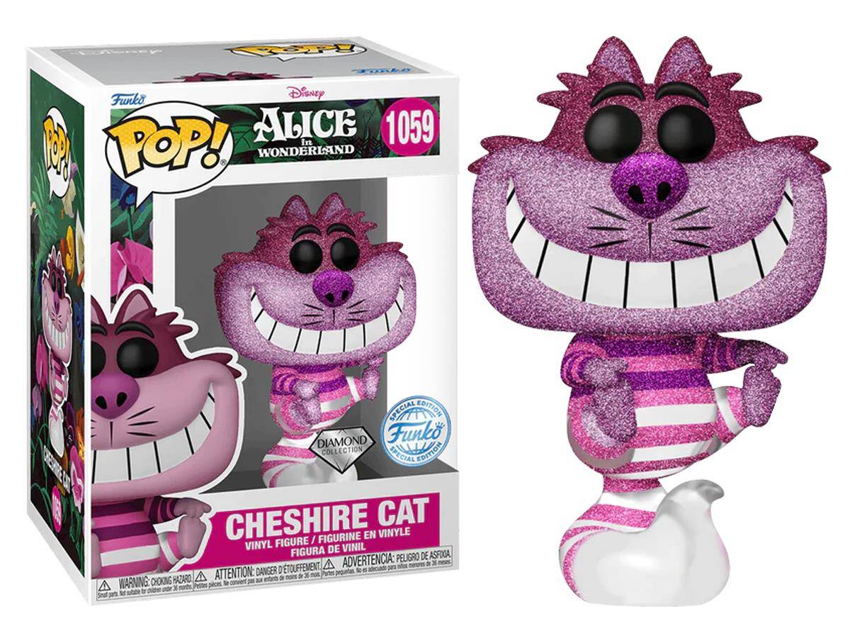 Funko Pop DISNEY ALICE IN WONDERLAND - CHESHIRE CAT DIAMOND COLLECTION SPECIAL EDITION NO:1059 20401-7366