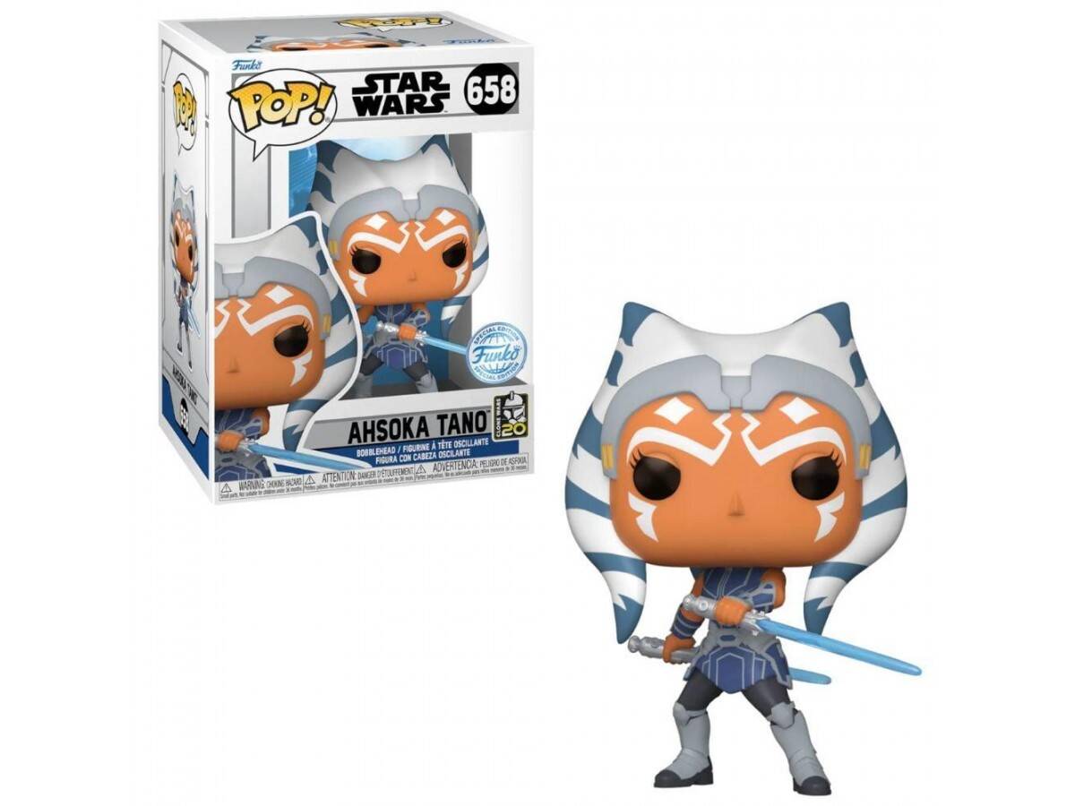 Funko Pop Disney Star Wars: Clone Wars Ahsoka Tano Special Edition No: 658 Bobble-Head 19862-6839