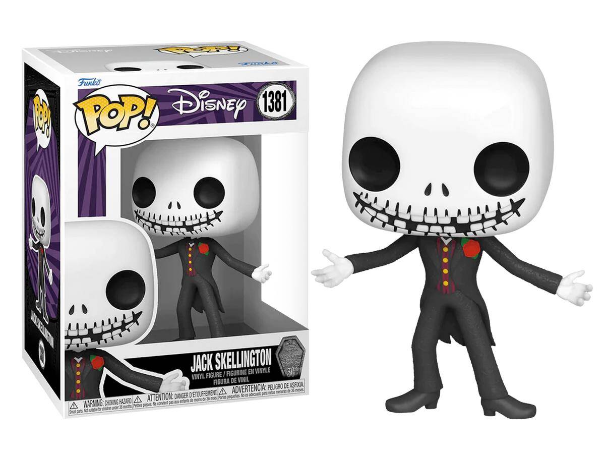 Funko Pop Disney The Nightmare Before Christmas 30th- Jack Skellington No:1381 19760-6737