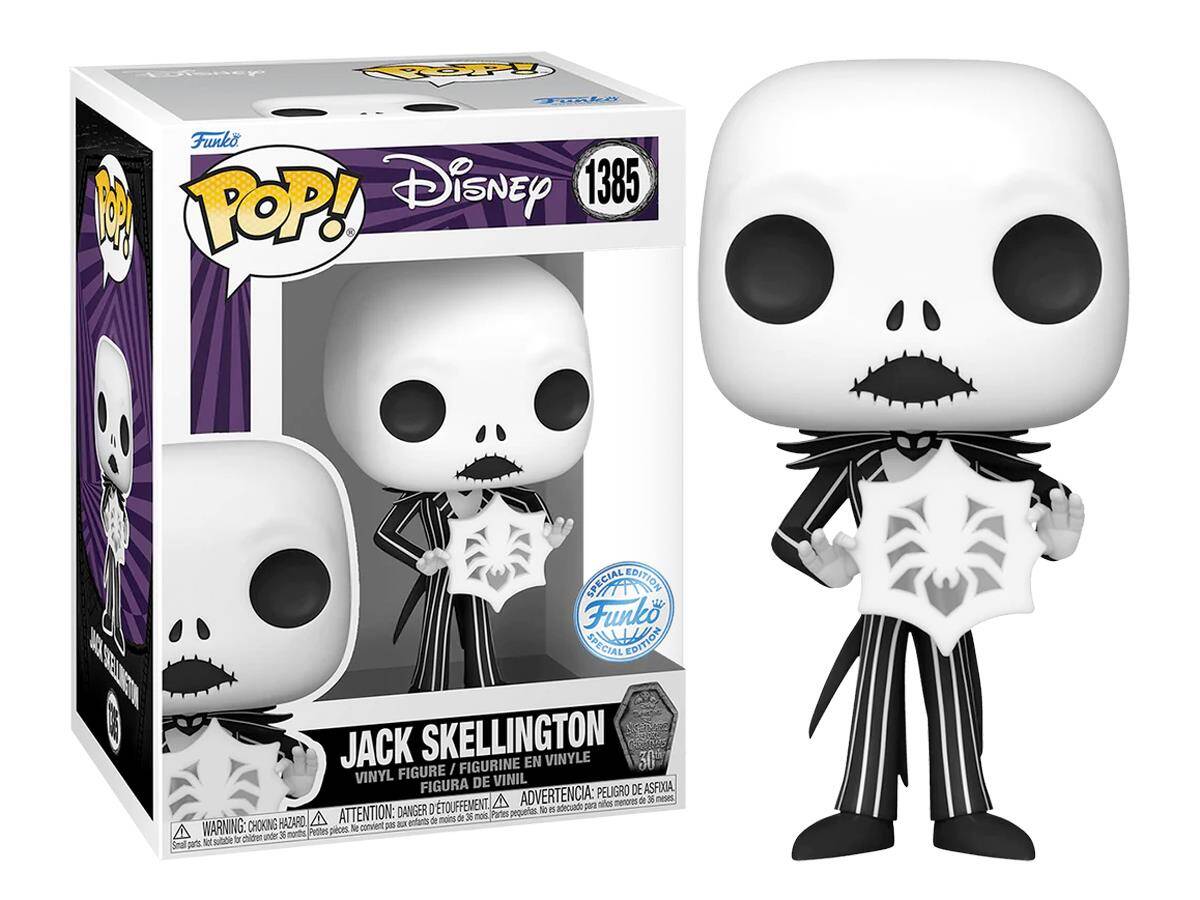 Funko Pop Disney The Nightmare Before Christmas 30th- Jack Skellington with Snowflake 19761-6738