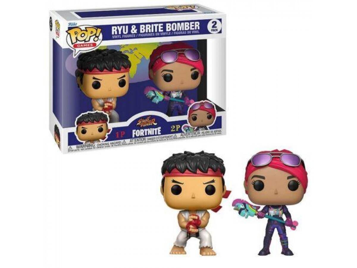 Funko Pop Games: Fortnite- Ryu & Brite Bomber 2li paket 18902-5921