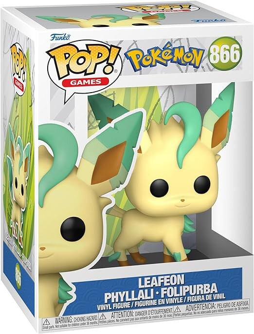 Funko Pop Games: Pokemon- Leafeon SKU 74214 - Thumbnail