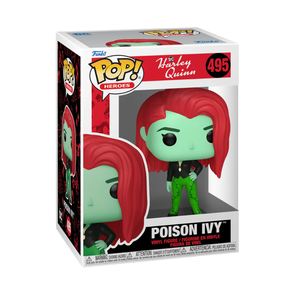 Funko Pop Heroes: Poison Ivy in Black Jacket SKU 75849 - Thumbnail