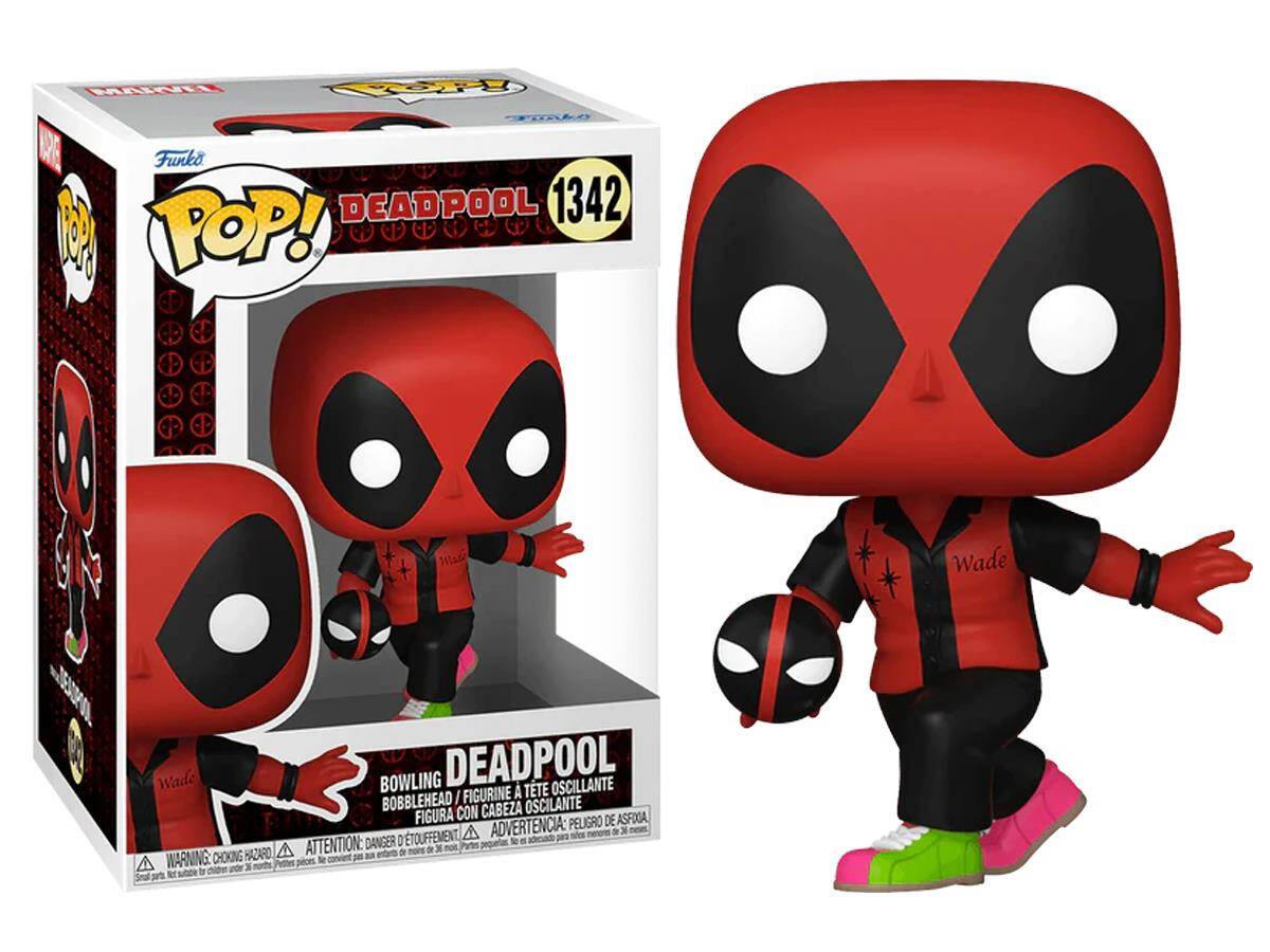 Funko Pop MARVEL: DEADPOOL - BOWLING DEADPOOL NO:1342 BOBBLE-HEAD 20340-7305