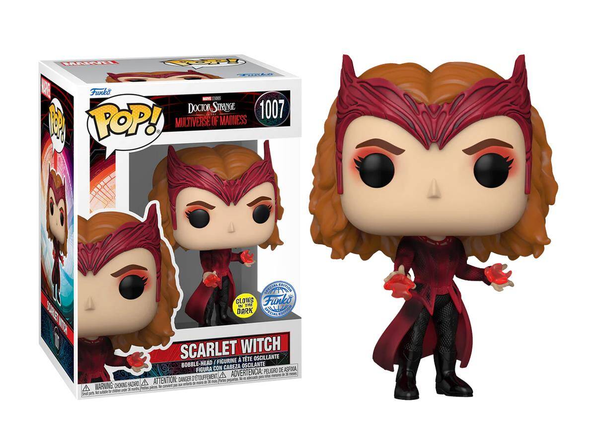 Funko Pop Marvel: Doctor Strange In The Multiverse Of Madness- Scarlet Witch Glows Special No:1007 19258-6244