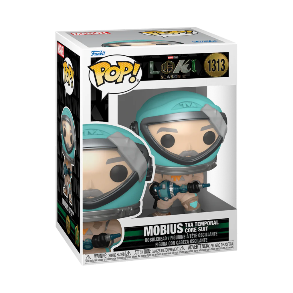 Funko Pop Marvel Loki Season 2 Mobius (TVA Temporal Core Suit) SKU 72170 - Thumbnail