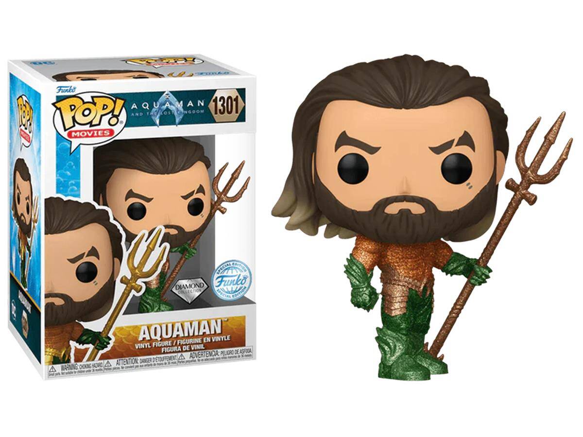 Funko Pop Movies Dc Aquaman And The Lost Kingdom- Aquaman Diamond Collection Special 20047-6935