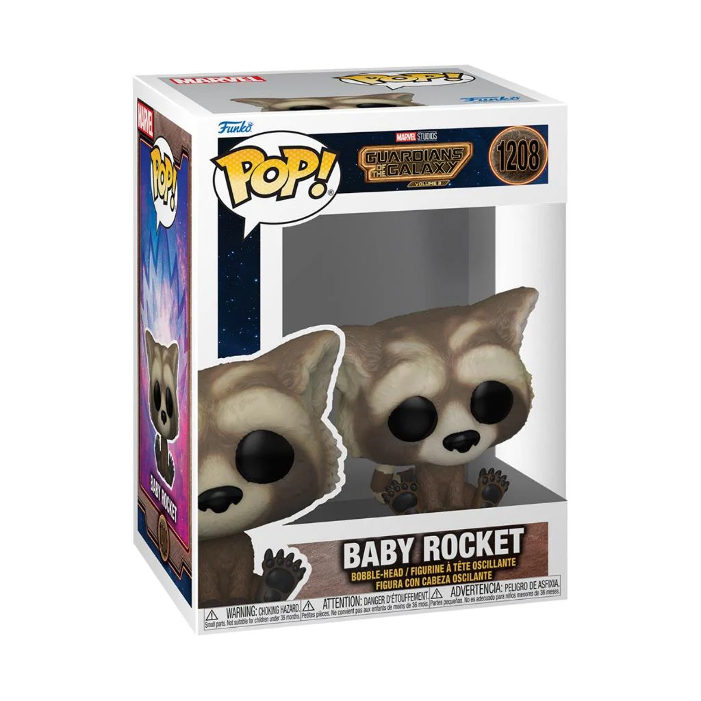 Funko Pop Movies Guardians OF The Galaxy Baby Rocket SKU 67516 - Thumbnail