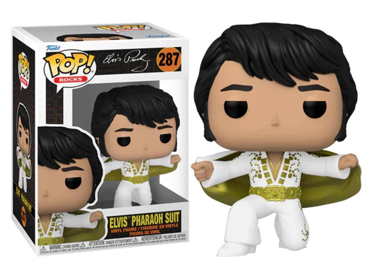 Funko Pop ROCKS: ELVIS PRESLEY - ELVIS PHARAOH SUIT NO:287 19609-6631