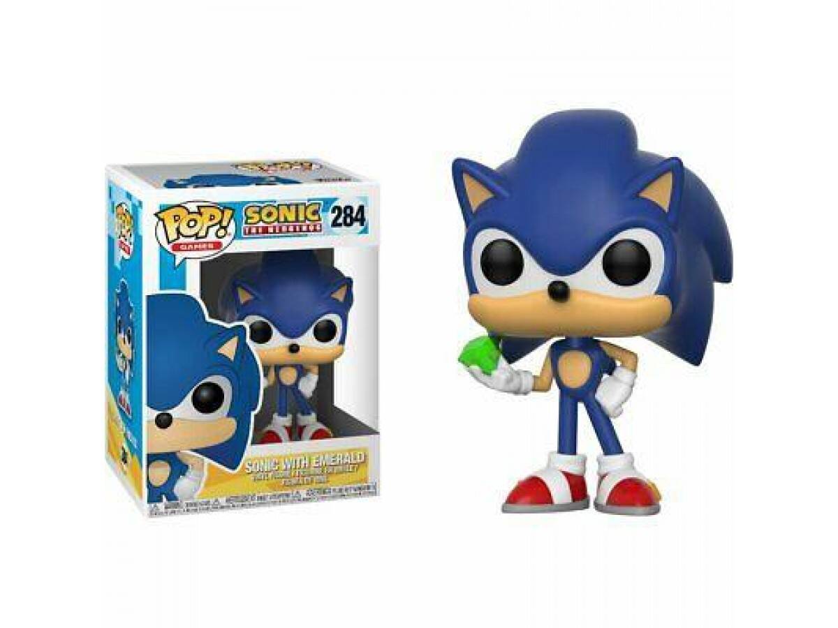 Funko Pop SONIC THE HEDGEHOG - SONIC WITH EMERALD NO:284 16470-3458