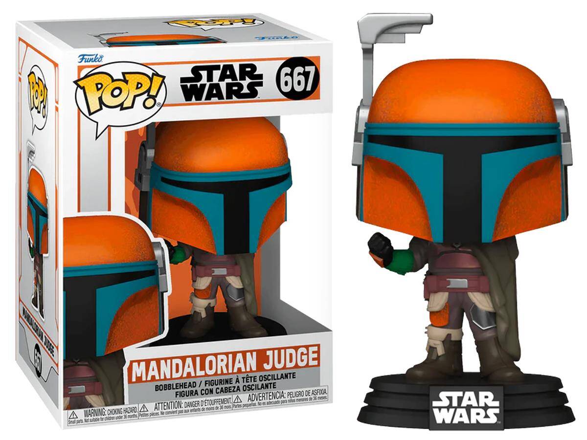 Funko Pop STAR WARS THE MANDALORIAN - MANDALORIAN JUDGE NO:667 BOBBLE-HEAD 20400-7365