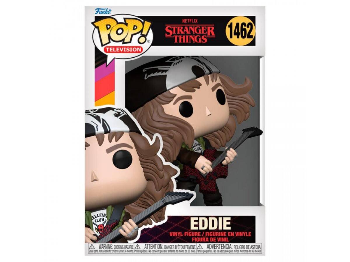 Funko Pop TELEVISION: STRANGER THINGS HUNTER EDDIE WITH GUITAR NO:1462 19918-6895