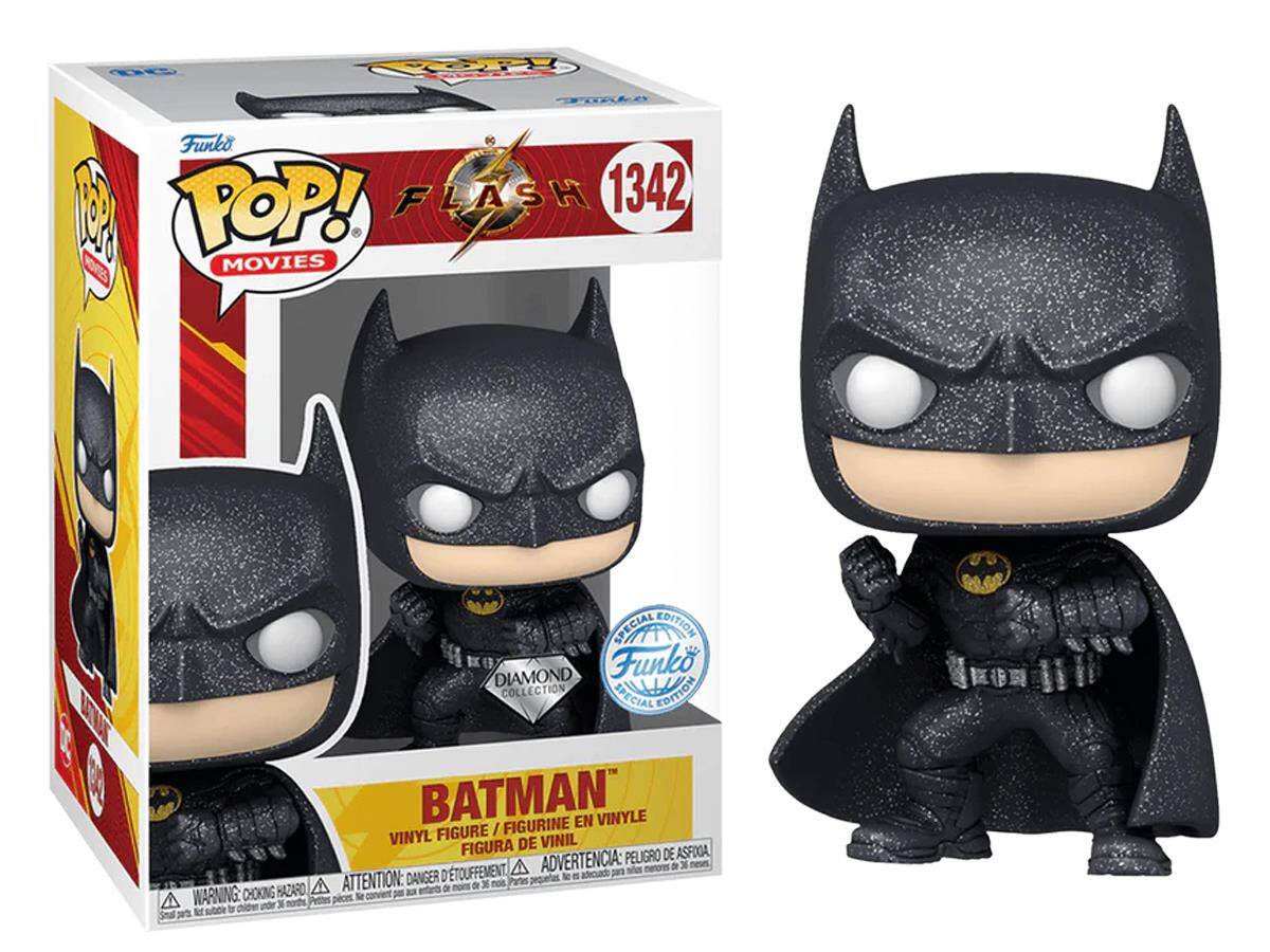 Funko Pop THE FLASH - BATMAN KEATON DIAMOND GLITTER SPECIAL EDITION NO:1342 20288-7108