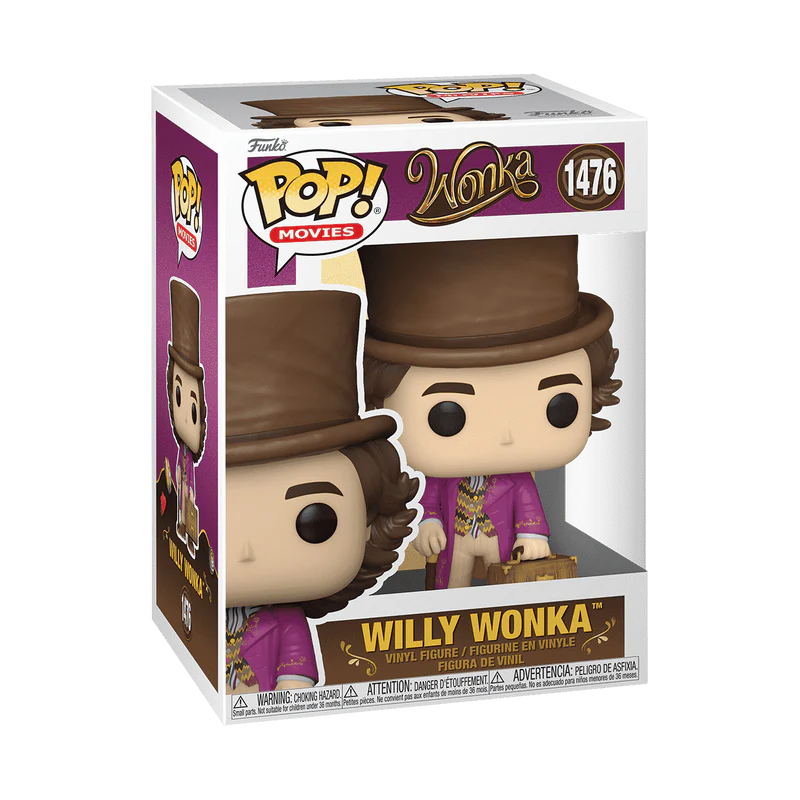 Funko Pop Willy Wonka With Brirfcase SKU 68087 - Thumbnail