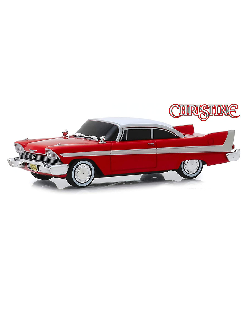 Greenlight 1:43 Christine (1983) - 1958 Plymouth Fury (Evil Version with Blacked Out Windows) 86575 - Thumbnail