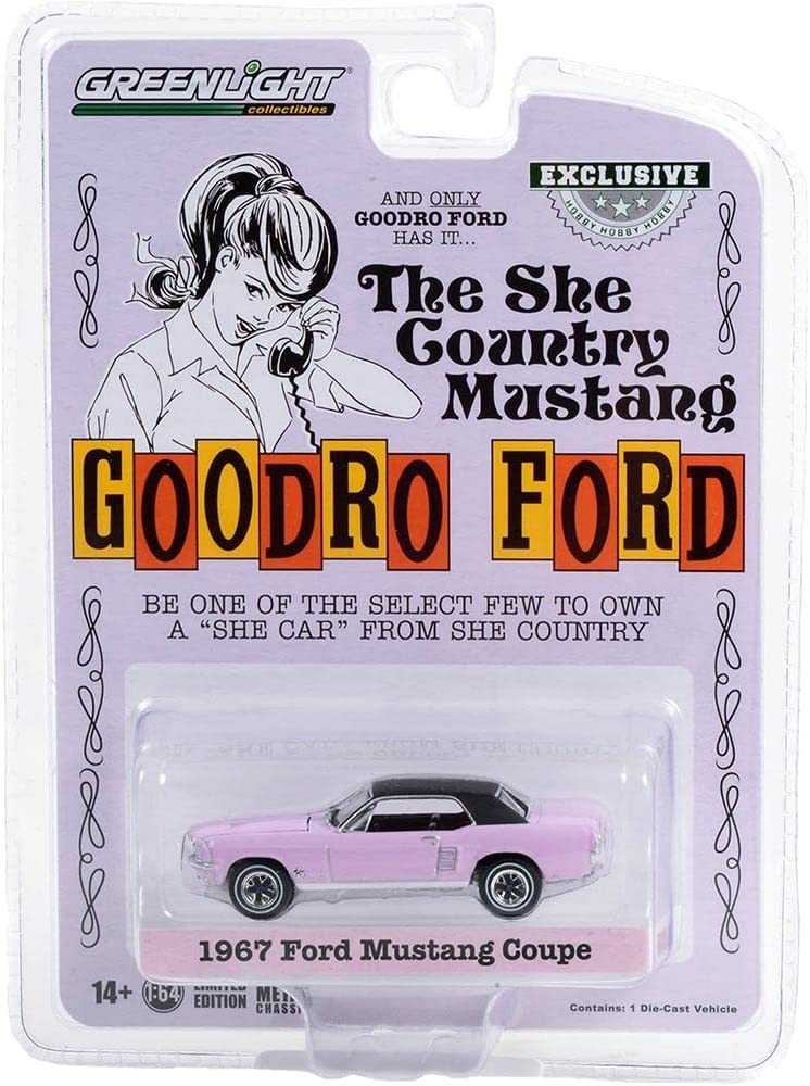 Greenlight 1:64 1967 Ford Mustang Coupe 