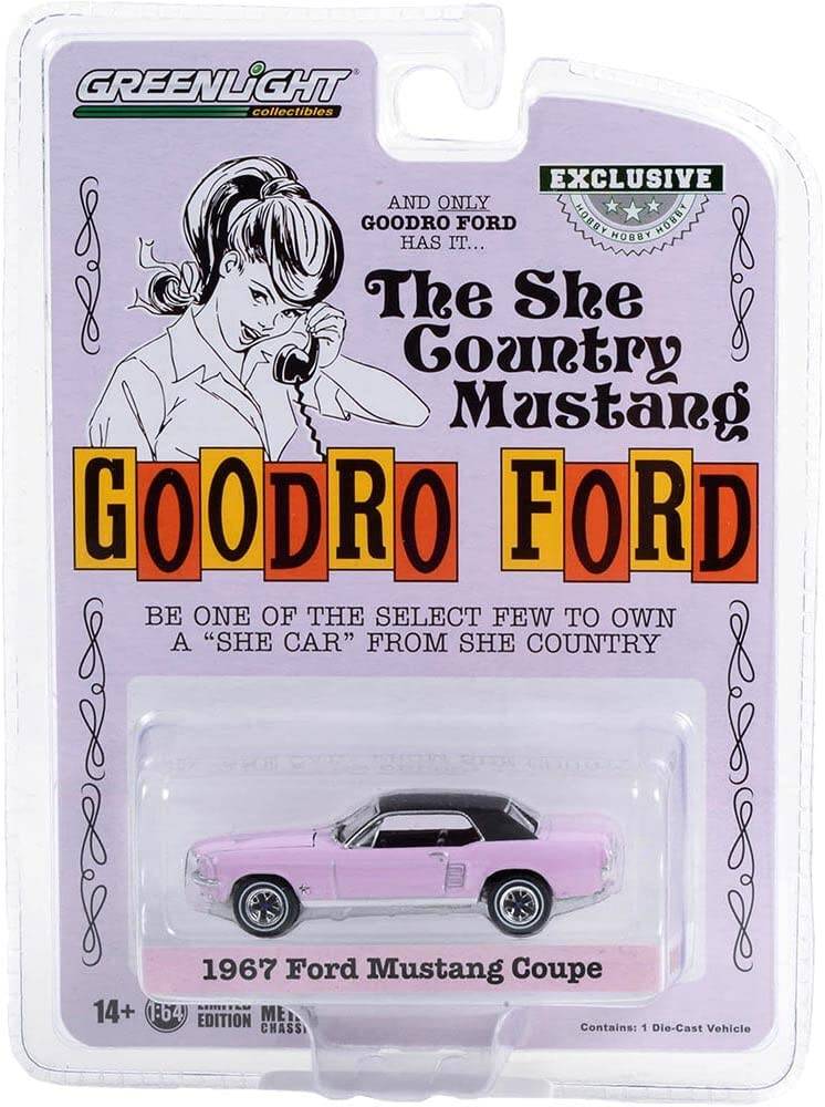 Greenlight 1:64 1967 Ford Mustang Coupe 