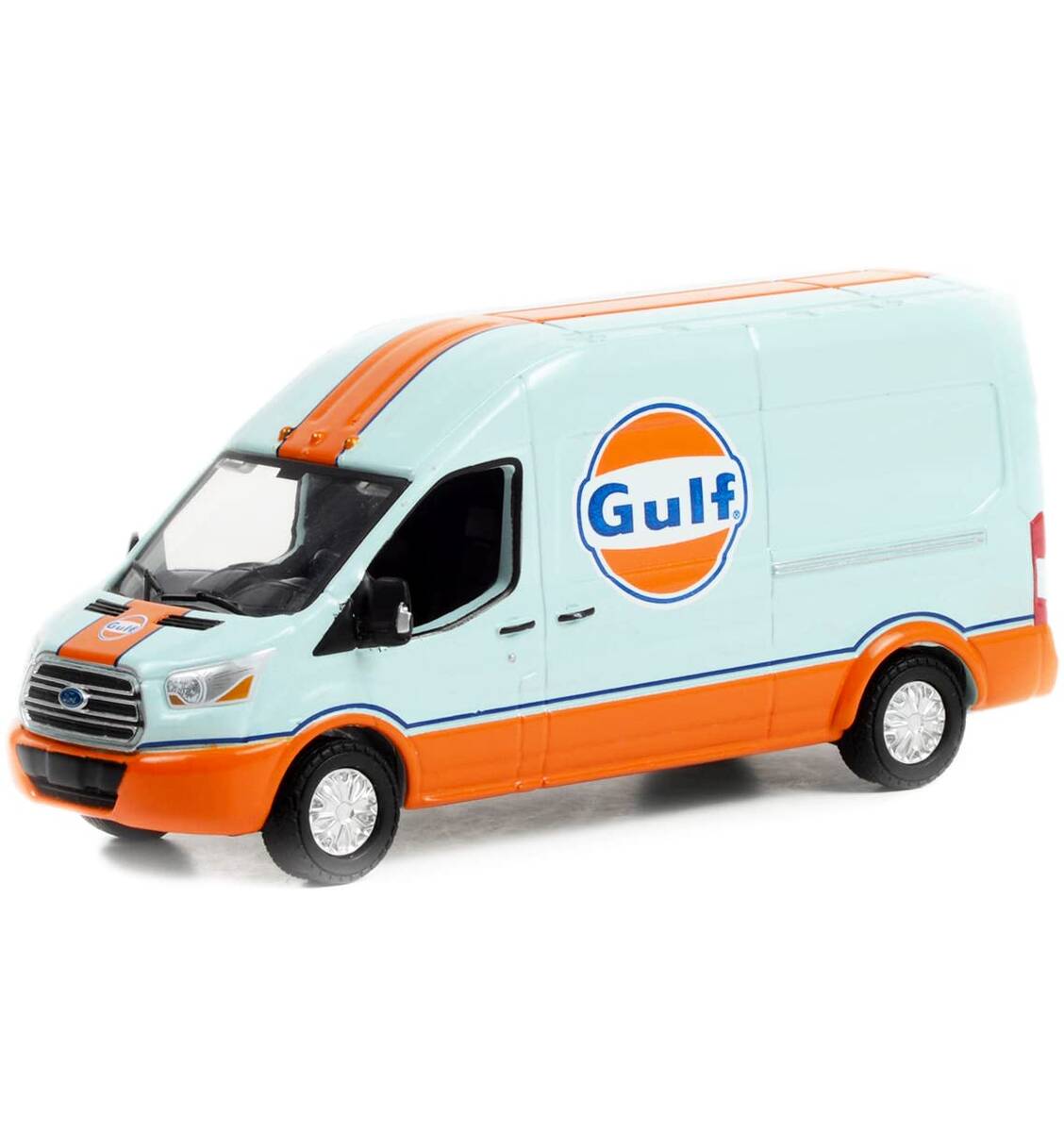 Greenlight 1:64 2019 Ford Transit LWB High Roof - Gulf Oil 30260