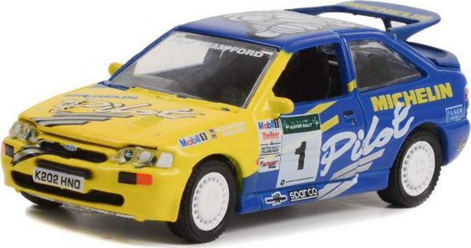 Greenlight 1:64 Hot Hatches Series 2 - 1994 Ford Escort RS Cosworth - Michelin Pilot Solid Pack 63020-E - Thumbnail