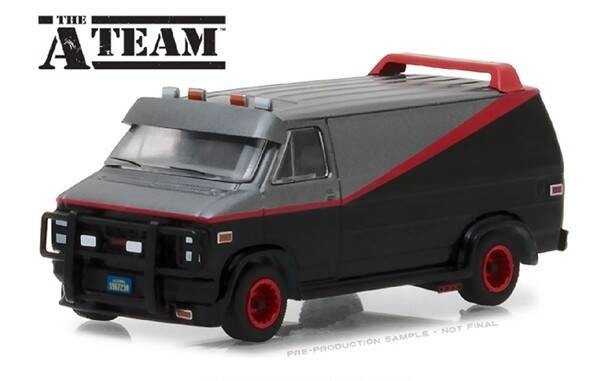 Greenlight 1:64 The A-Team (1983-87 TV Series) - 1983 GMC Vandura Solid Pack 44790-B