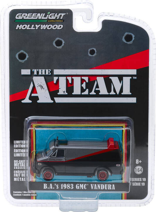 Greenlight 1:64 The A-Team (1983-87 TV Series) - 1983 GMC Vandura Solid Pack 44790-B