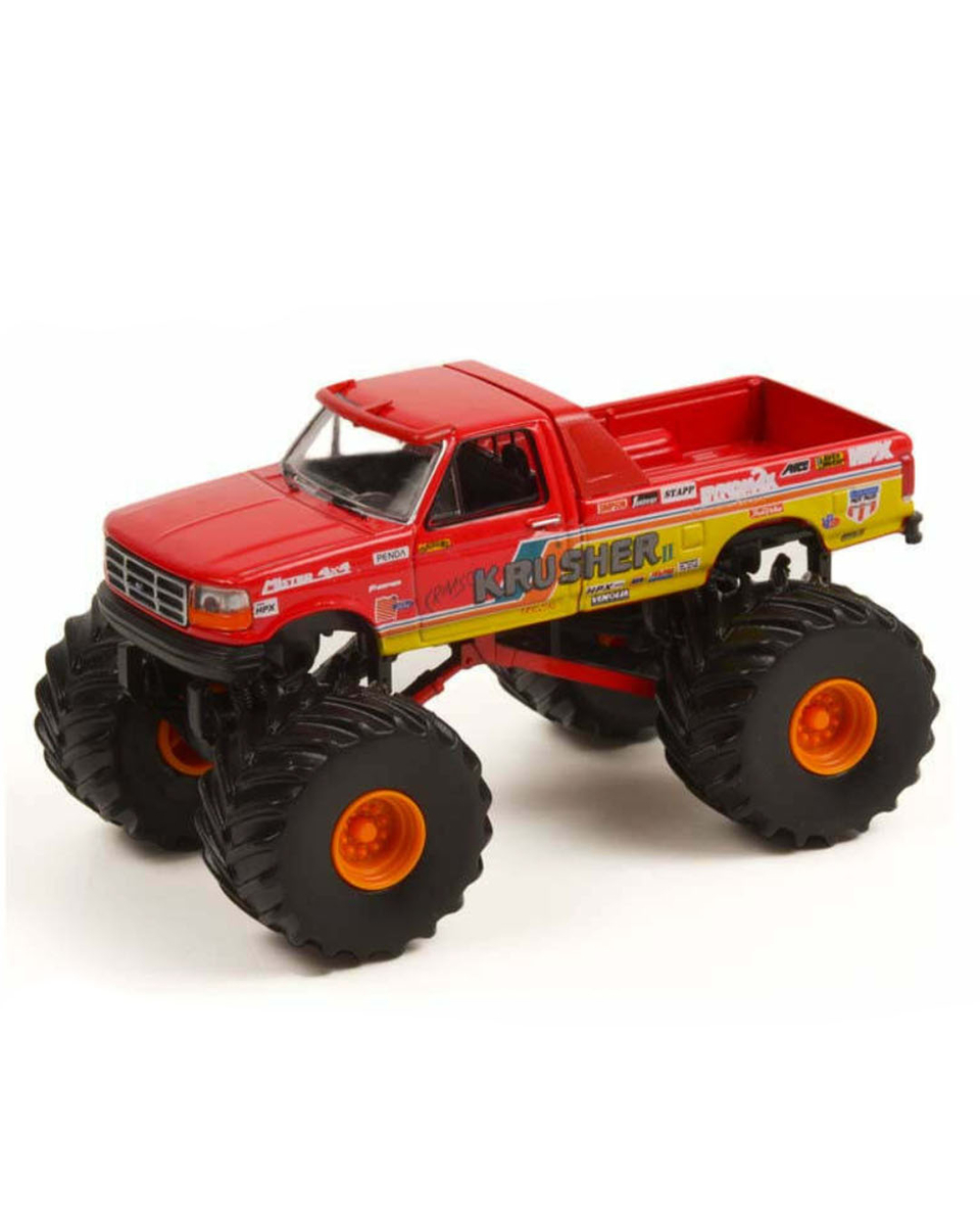 Greenlight Kings of Crunch Series 10 Krimson Krusher ll - 1993 Ford F-250 Monster Truck - Thumbnail