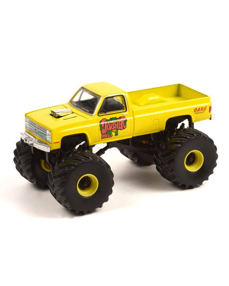 Greenlight Kings of Crunch Series 10 Mad Crusher - 1987 Chevy Silverado Monster Truck - Thumbnail