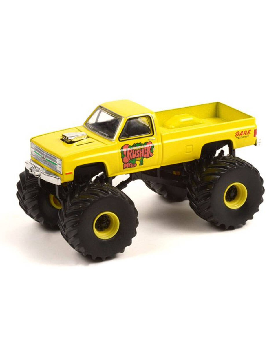 Greenlight Kings of Crunch Series 10 Mad Crusher - 1987 Chevy Silverado Monster Truck