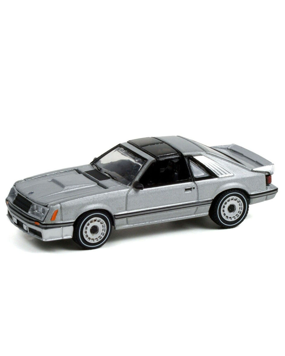 Greenlight Muscle Series 26 1982 Ford Mustang GT - Silver Metallic - Thumbnail