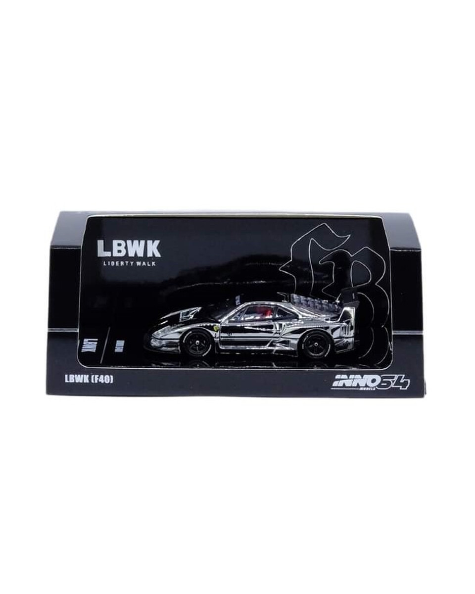 Inno 1/64 Chine Hobby Expo RX7 & Chrome F40 Set - Thumbnail