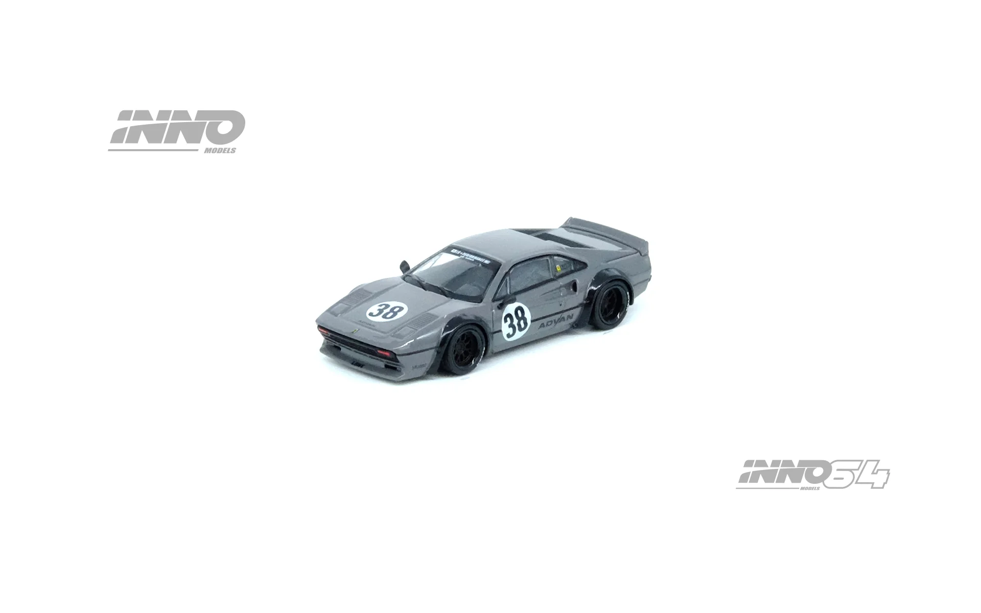 Inno 1/64 LBWK 308 GTB Grey IN64-LBWK308-GREY - Thumbnail