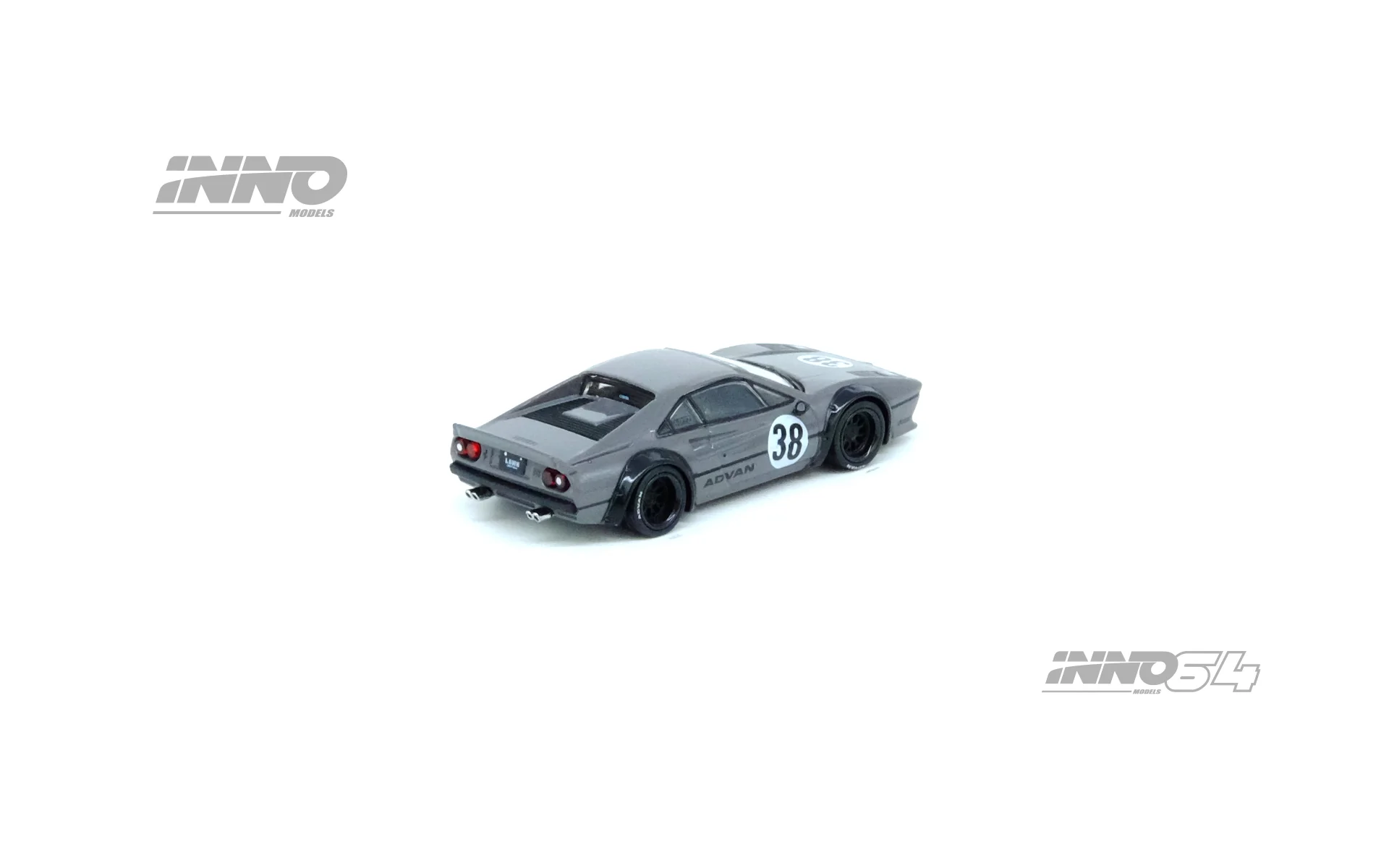 Inno 1/64 LBWK 308 GTB Grey IN64-LBWK308-GREY - Thumbnail