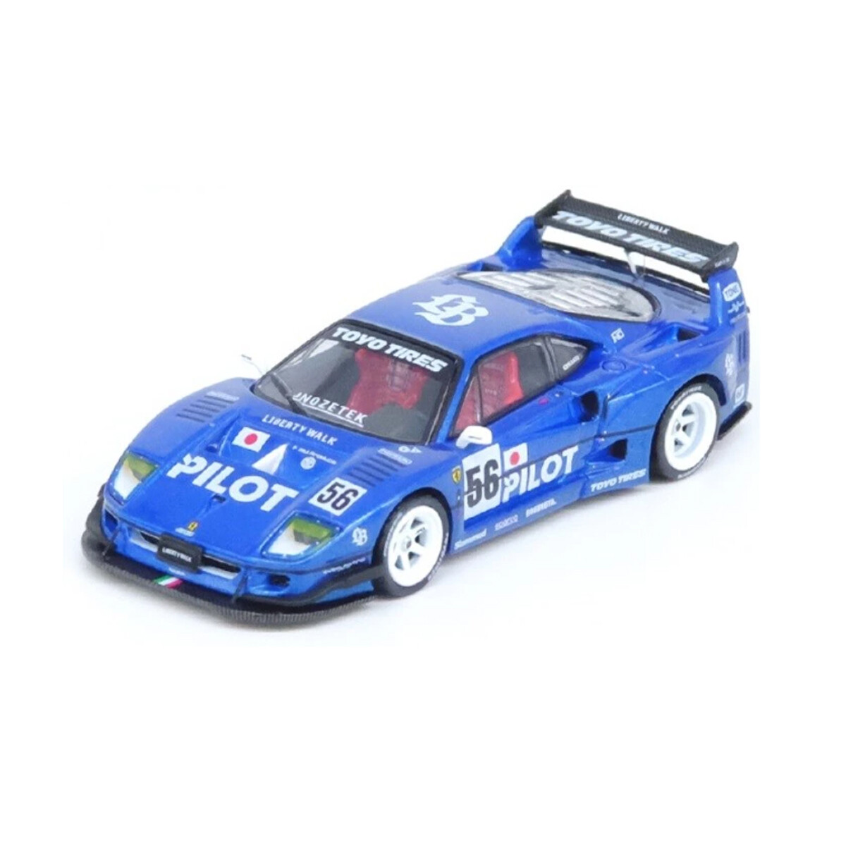 Inno 1/64 LBWK F40 Tokyo Auto Salon 2024 IN64-LBWKF40-TAS24 - Thumbnail