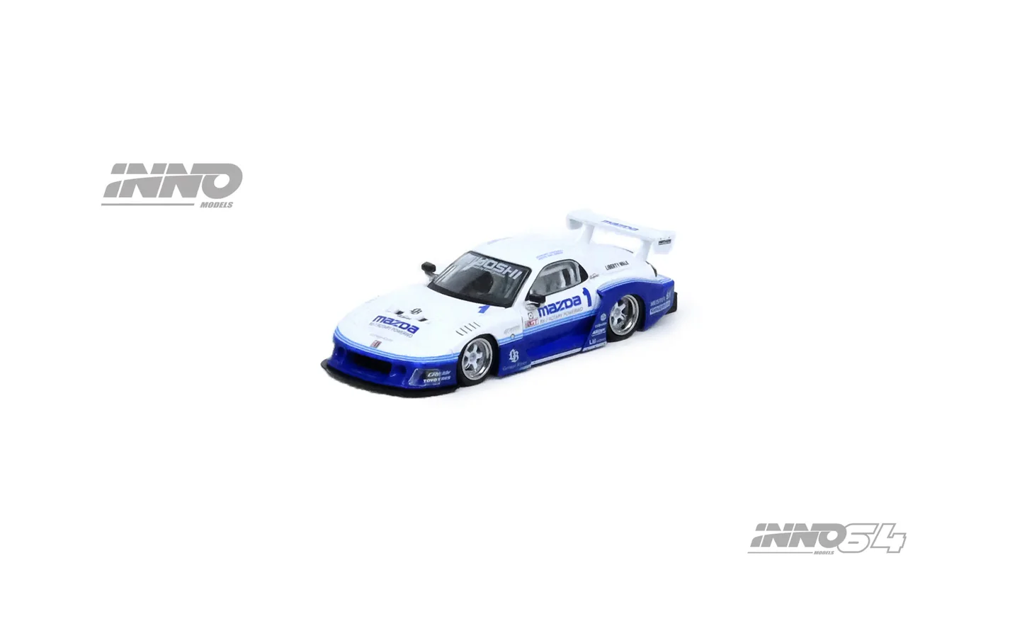 Inno 1/64 Mazda RX7 (FD3S) LB-SUPER SILHOUETTE Hong Kong Toy Car Salon 2024 Special Edition IN64-LBWKRX7-06 - Thumbnail