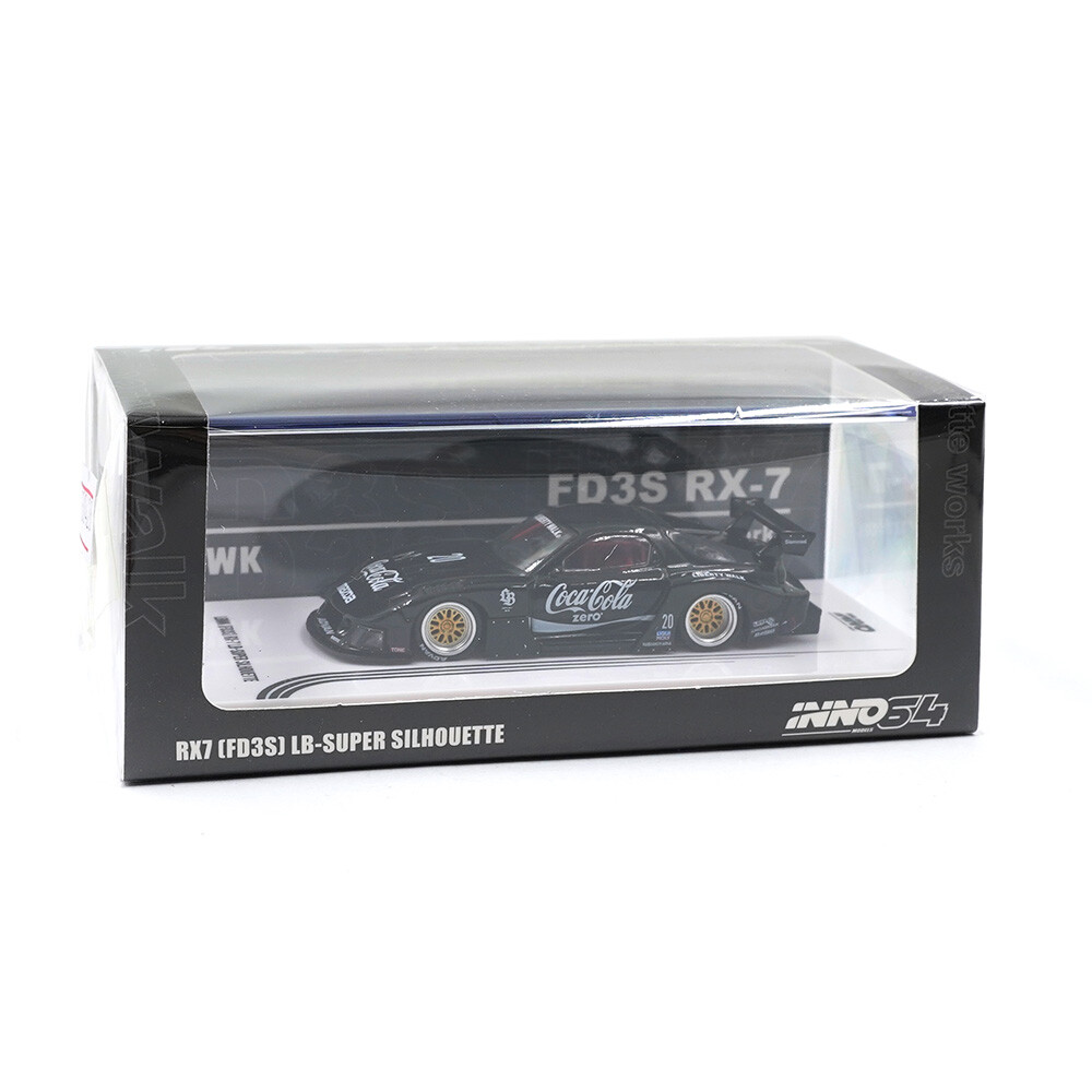 Inno 1/64 MAZDA RX7 (FD3S) LB-SUPER SILHOUETTE IN64-LBWK-RX7-01 - Thumbnail