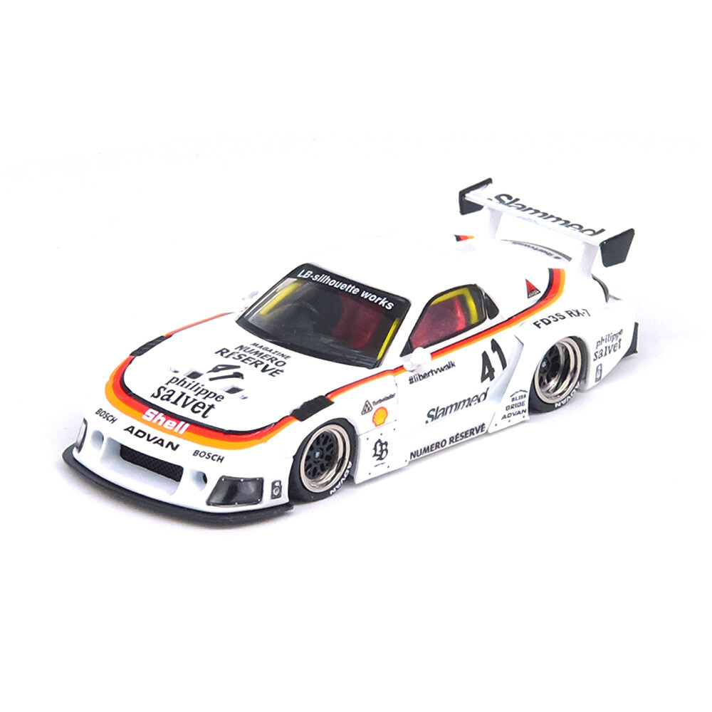 Inno 1/64 MAZDA RX7 (FD3S) LB-SUPER SILHOUETTE IN64-LBWK-RX7-02 - Thumbnail