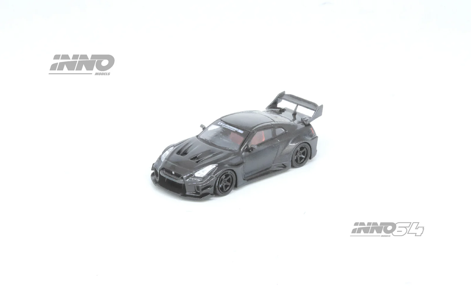 Inno 1/64 NISSAN GT-R (R35) LBWK SUPER SILHOUETTE 35GT-RR Full Carbon IN64-LBWKR35-FC - Thumbnail