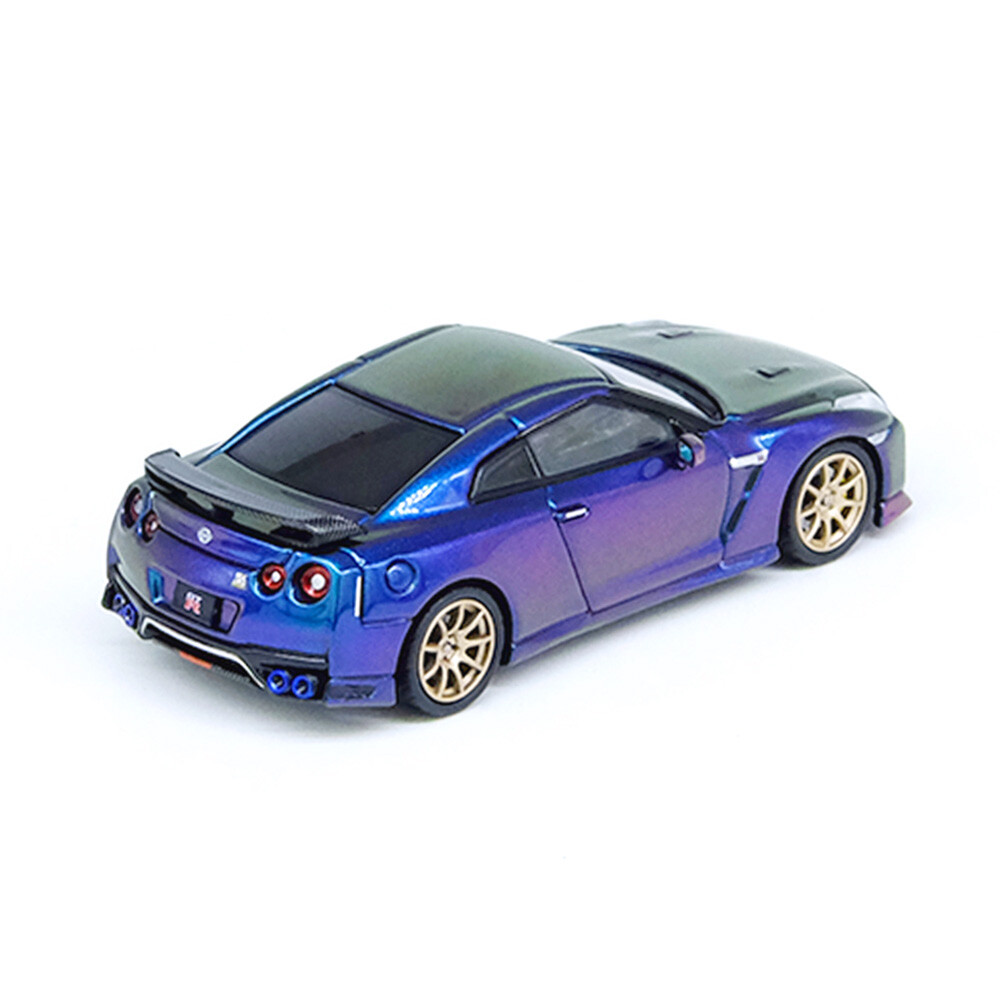 Inno 1/64 NISSAN GT-R (R35) T-SPEC Midnight Purple IN64-R35TS-MP - Thumbnail