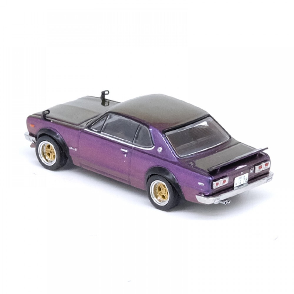 Inno 1/64 NISSAN SKYLINE 2000 GT-R (KPGC10) Midnight Purple II IN64-KPGC10-MPII - Thumbnail