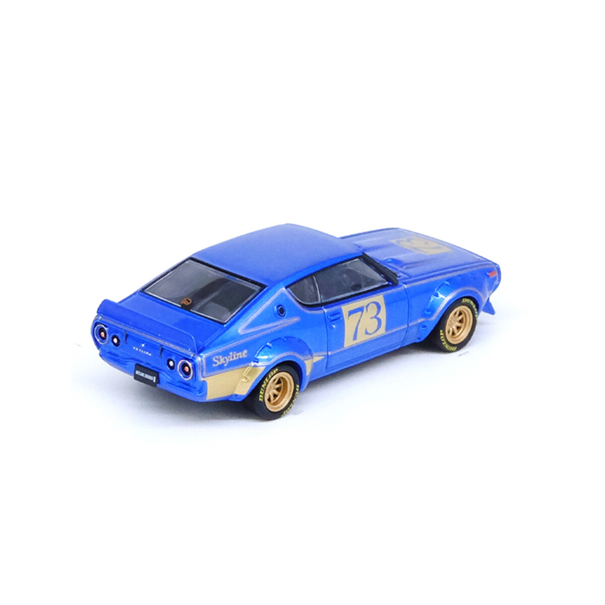 Inno 1/64 NISSAN SKYLINE 2000 GT-R (KPGC110) Racing Concept Blue IN64-KPGC110RC-BLU - Thumbnail