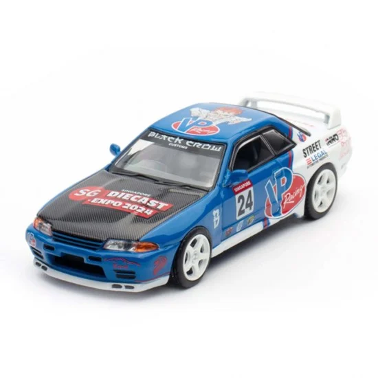 Inno 1/64 Nissan Skyline GT-R (R32) Singapore Diecast Expo 2024 Special Edition IN64-R32-SGDE24 - Thumbnail