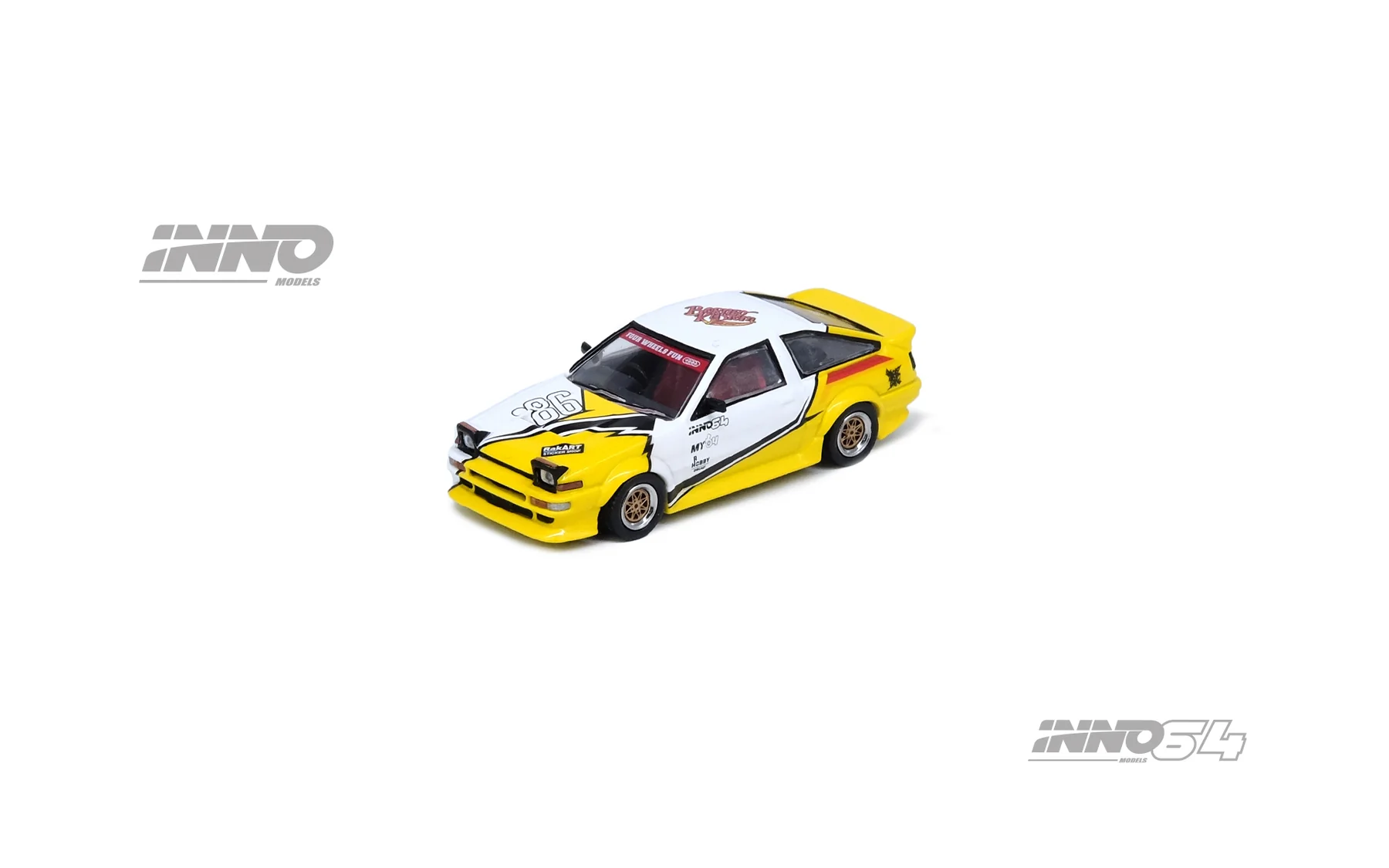 Inno 1/64 Toyota Sprinter Trueno AE86 Brunei Diecast Kustom Show 2024 IN64-AE86T-BDKS24 - Thumbnail