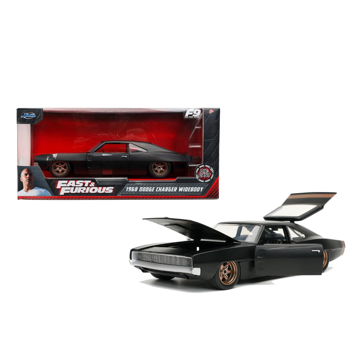 Jada 1/24 Fast & Furious 1968 Dodge Charger 253203075 - Thumbnail