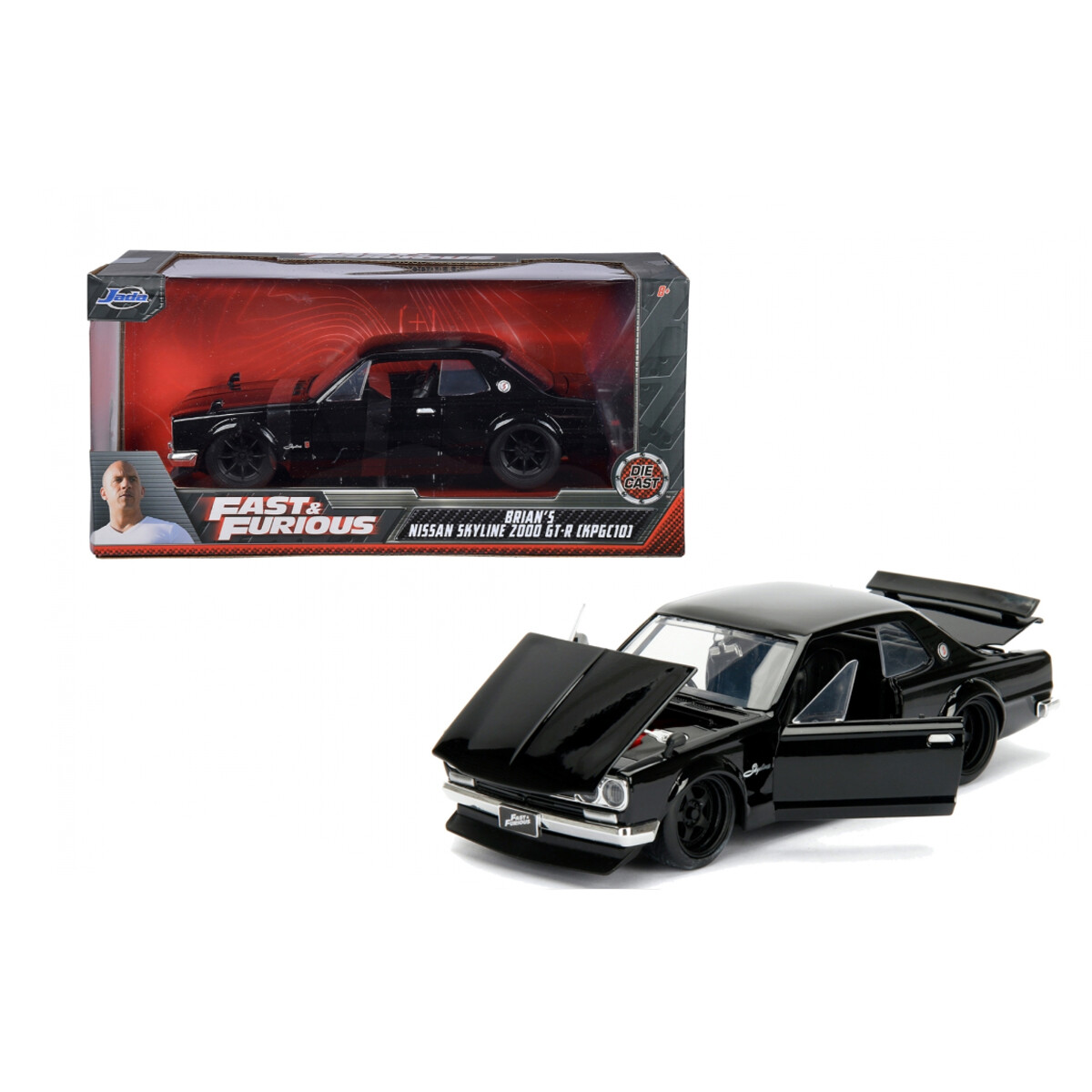 Jada 1/24 Fast & Furious 1971 Nissan Skyline 2000 GT-R - Thumbnail