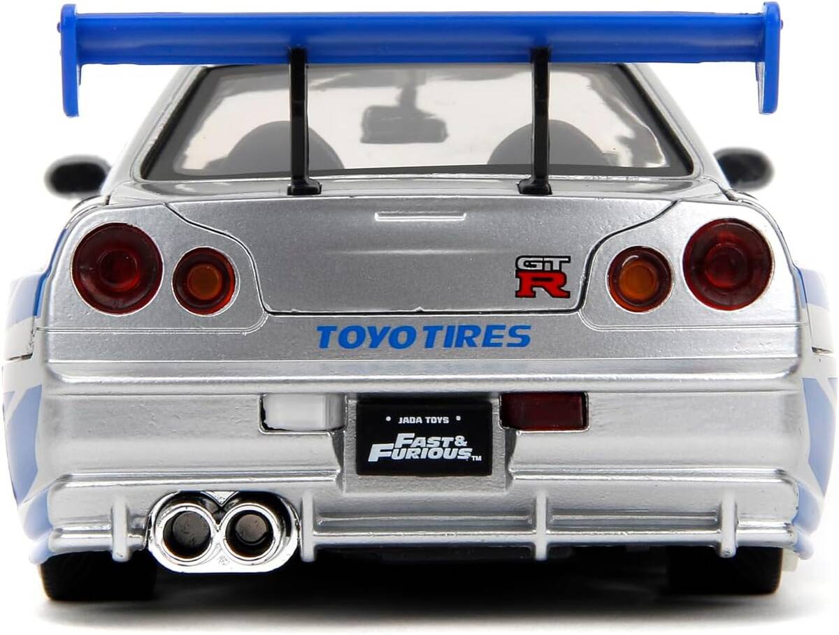 Jada 1/24 Fast & Furious 2002 Nissan Skyline GT-R R34 253203044