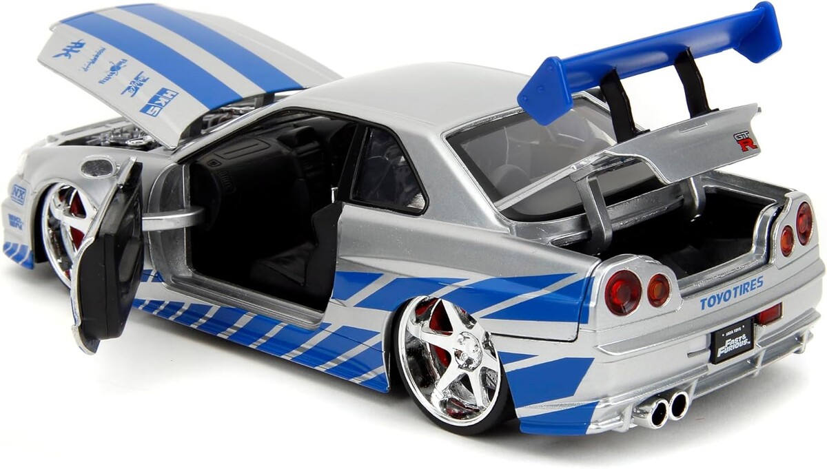 Jada 1/24 Fast & Furious 2002 Nissan Skyline GT-R R34 253203044 - Thumbnail